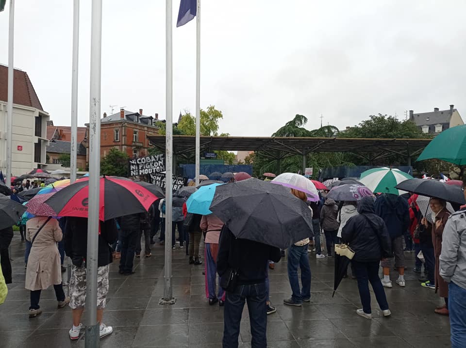 Une pluie de manifestants à Colmar