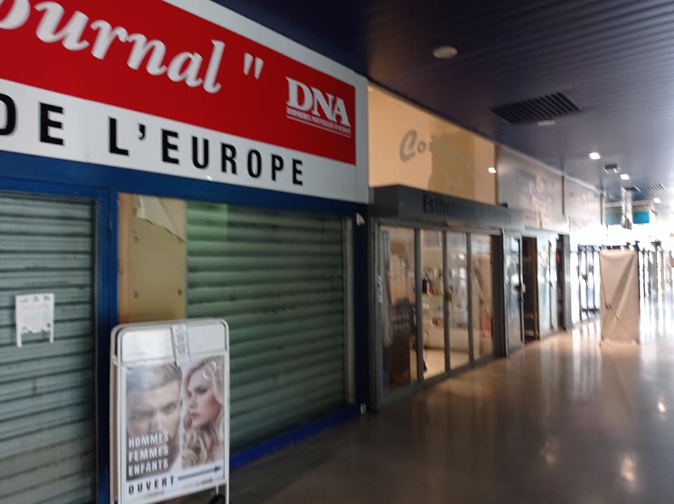 Le centre commercial Europe à Colmar laissé à l’abandon