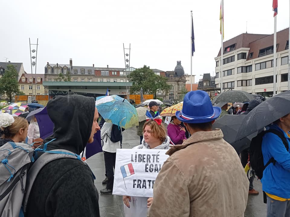 Une pluie de manifestants à Colmar